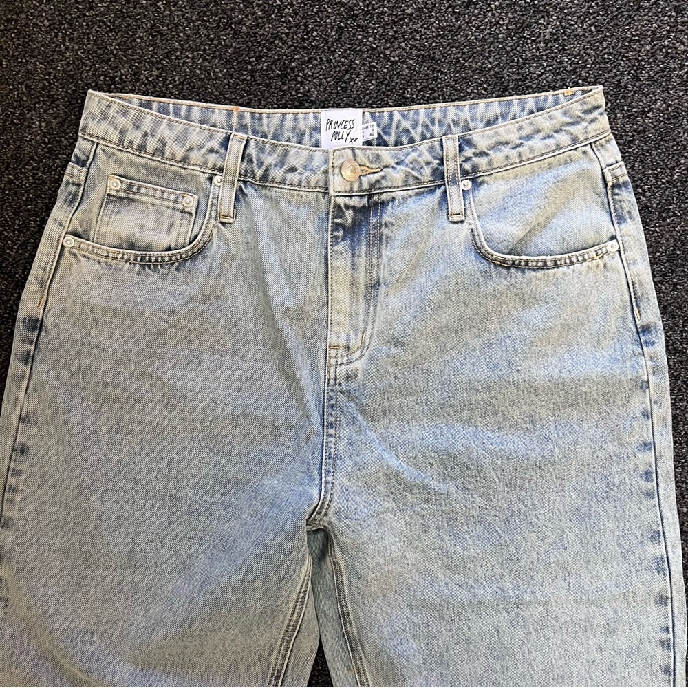 Princess Polly Sky Blue Wide Leg Jeans - Picture 5 of 10